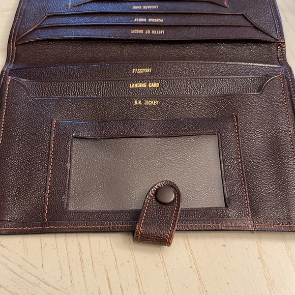 Handbags - Vintage Moroccan leather passport  holder Vintage  leather wallet
